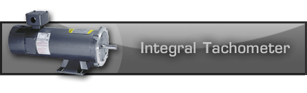 Integral Tachometer-DC button