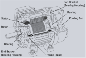 electric motor disassembly: removing the rotor from the stator –  ElectricMotorRewindingSolutions