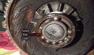 Image of a failed ball cage