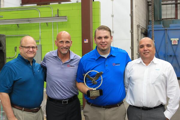 HECO Accepts Bronze Eagle Award from Siemens