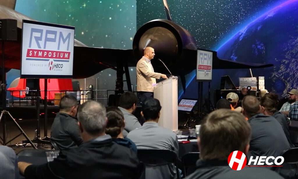 Justin Hatfield speaking at the 2022 RPM Symposium