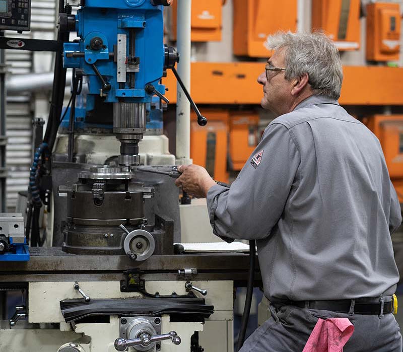 motor repair with a bridgeport mill