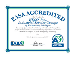 HECO's EASA accredited certificate