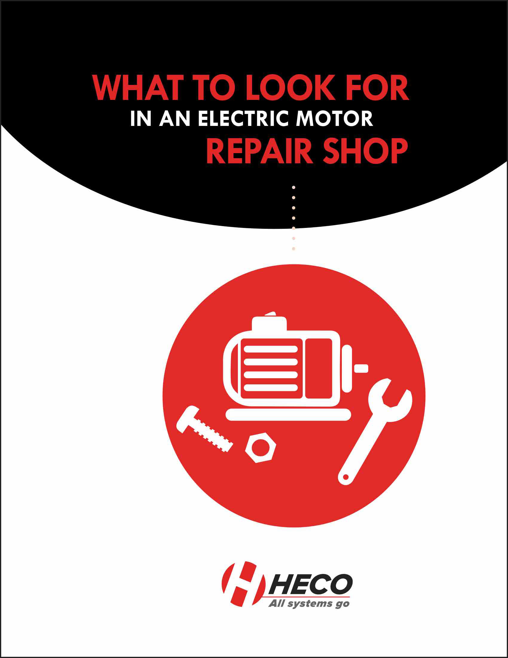 What to look for in an electric motor repair shop book