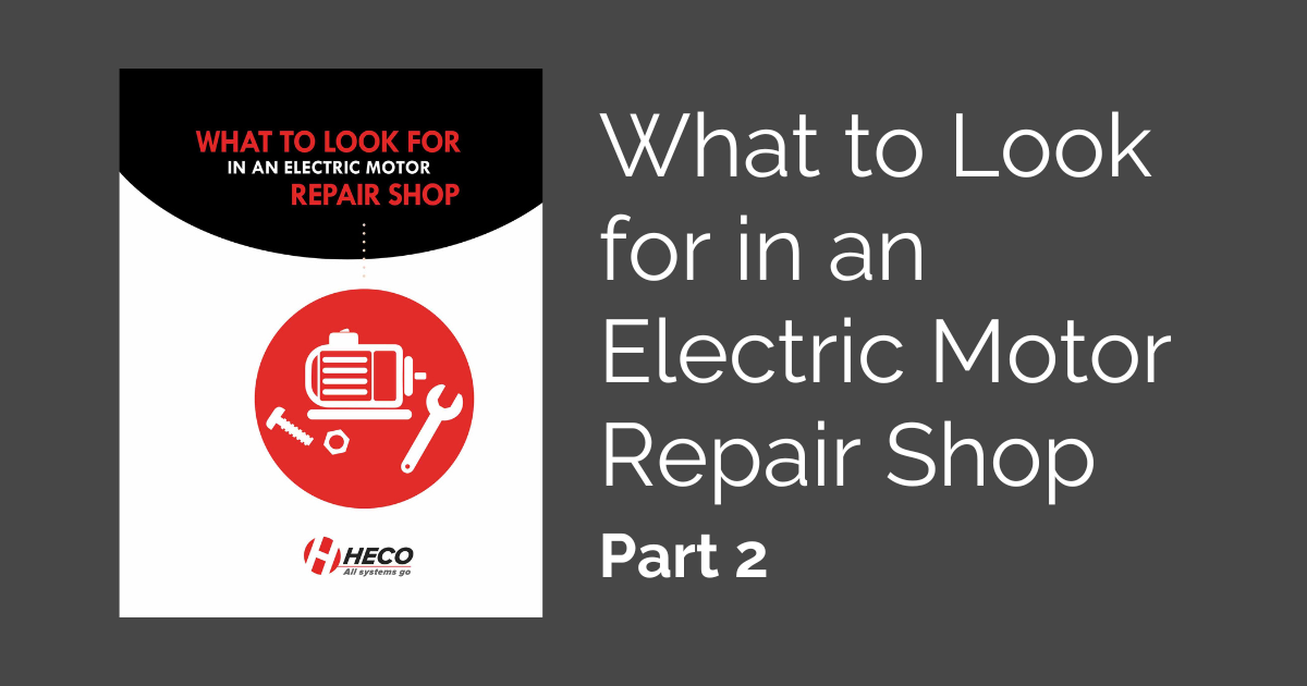 What to Look for in an Electric Motor Repair Shop Image