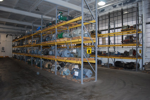 Rows Of Spares Motors