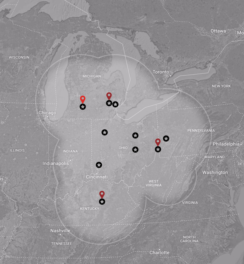 HECO locations map