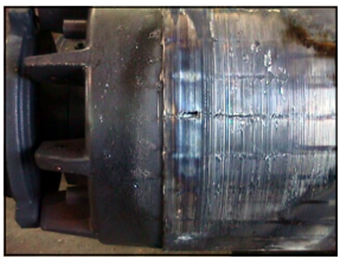 The results of rotor stator contact include damage from metal-on-metal rubbing.