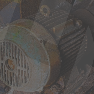 Charred electric motor